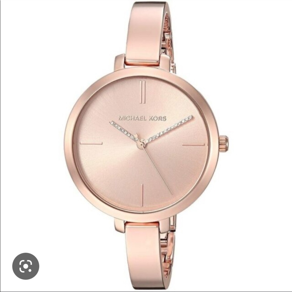 Rose gold Michael Kors watch